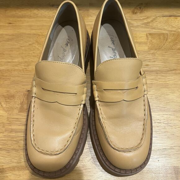 Free People Free People Women's Lyra Lug Sole Loafer Size 38 - Picture 3 of 11